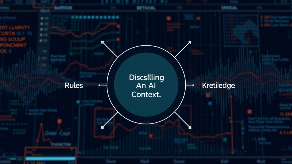 Diagram illustrating the three core components of effective AI context: Rules, Knowledge, and Retrieval.