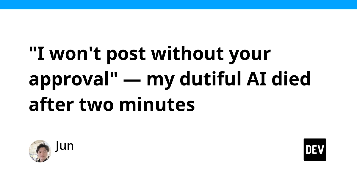 AI Agent Fails to Publish Content, Stops at Human Approval Gate