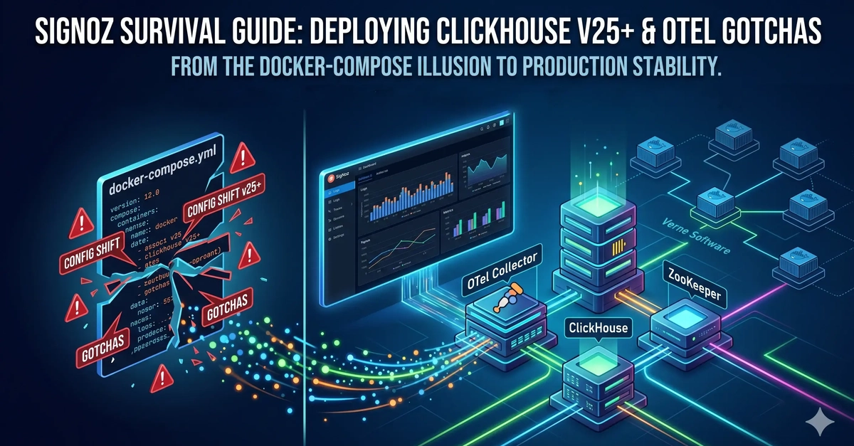 SigNoz Deployment in 2026: Navigating ClickHouse v25+ and OTel Challenges