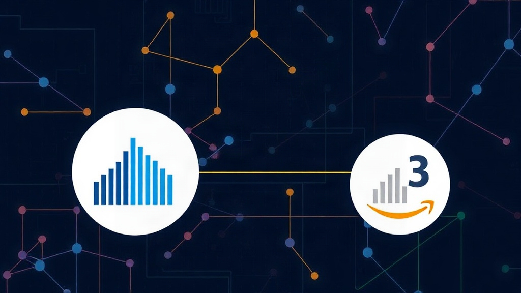 Diagram illustrating Amazon Athena querying data directly from Amazon S3