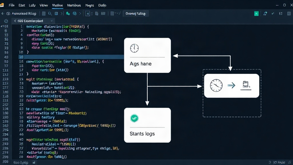 Diagram illustrating an event-driven timekeeping system with immutable logs