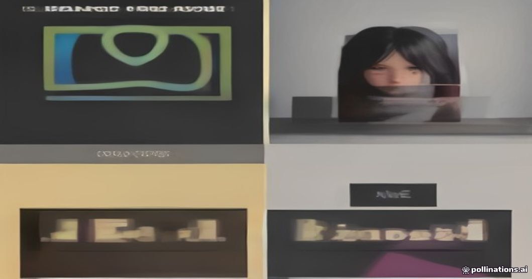 A split image showing a 90s Word Art design next to a modern, generic AI-generated website layout