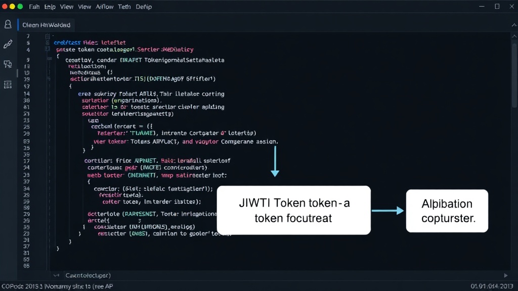Diagram illustrating JWT token acquisition from Airflow login API