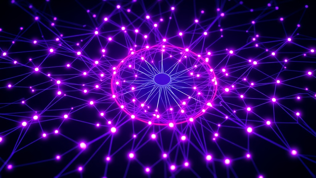 Schematic illustrating interconnected superconducting loops forming the probabilistic computer's core