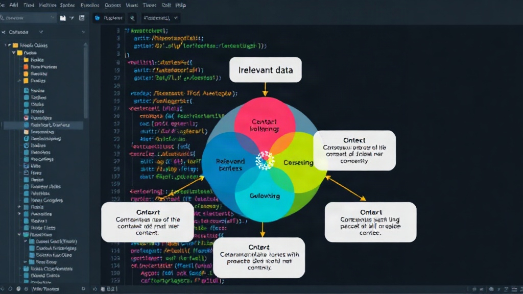 Diagram illustrating how irrelevant data can contaminate a fresh LLM query context