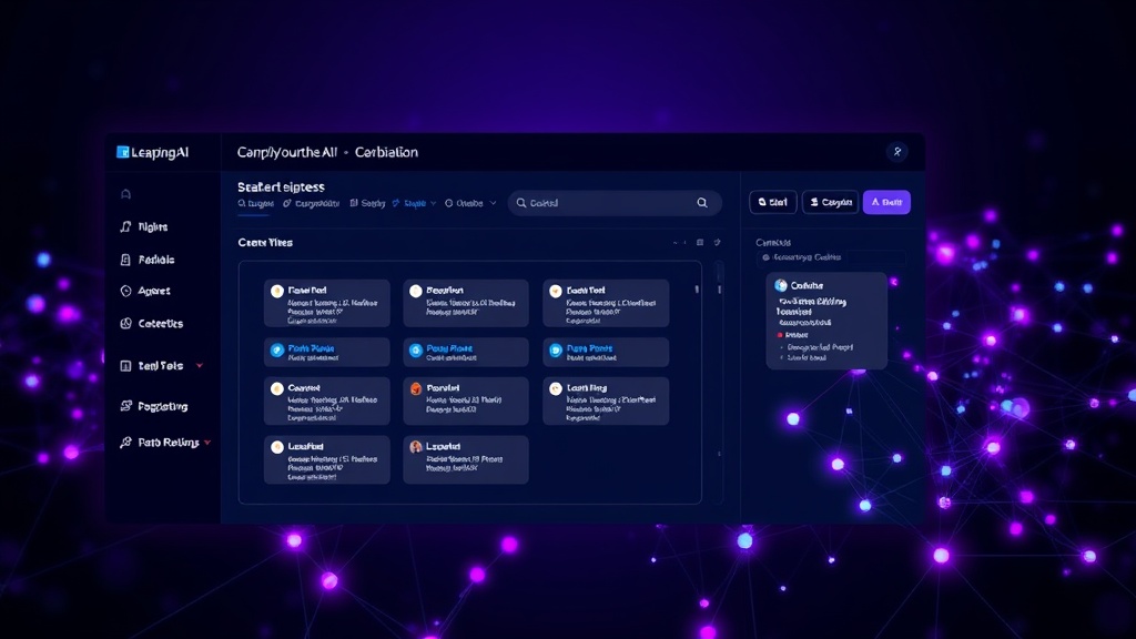 Leaping AI dashboard showing a multi-day AI-driven outreach campaign workflow