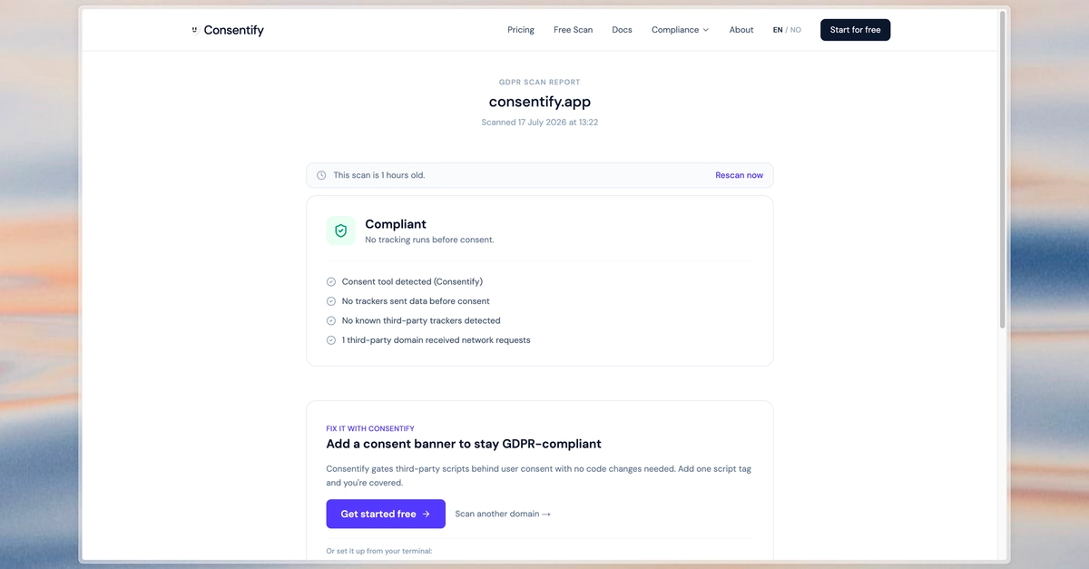30% of Websites Leak GDPR Consent Before User Clicks