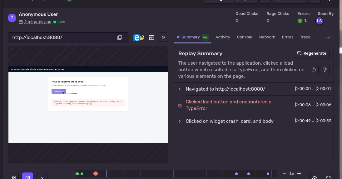Formbricks SDK Fixes Null-Body Crash Triggered by Sentry Bug