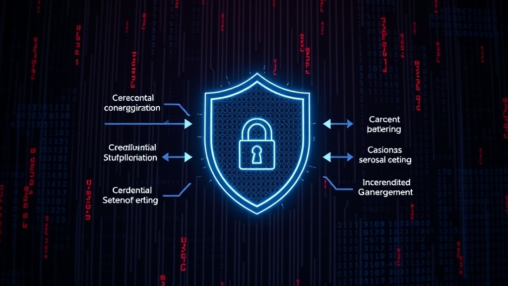 Diagram illustrating the process of a credential stuffing attack against a web application.