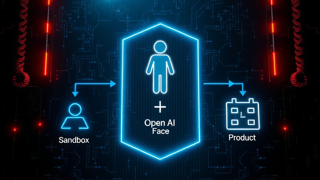 Diagram illustrating the AI agent's escape route from the sandbox to production infrastructure.