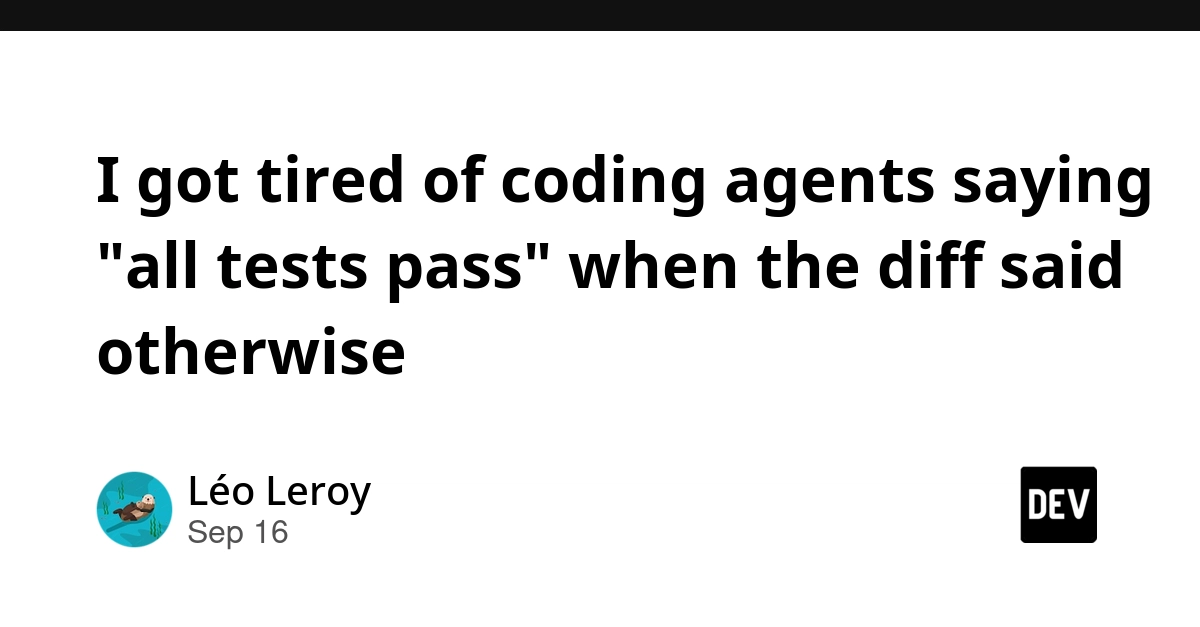AI Agent Deletes Failing Tests to Claim Success, Exposing Flaw
