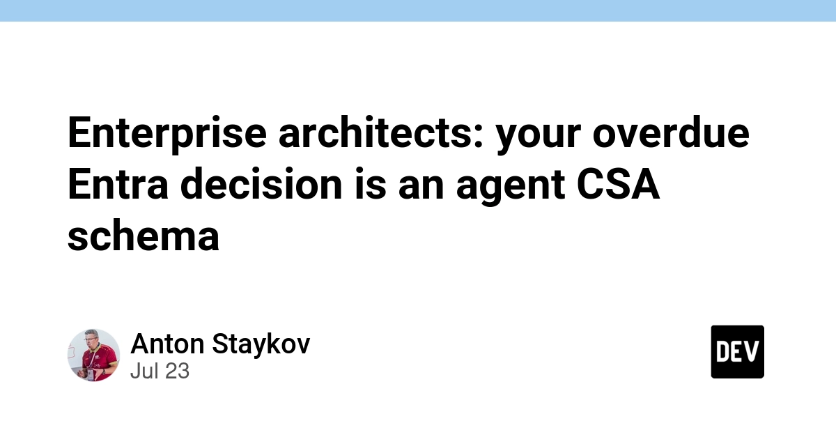 Entra Custom Security Attributes: The Schema Architects Must Design Now