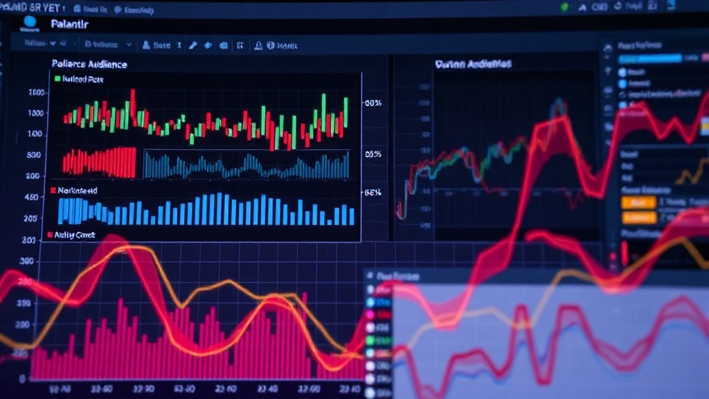 Palantir Foundry interface displaying integrated media audience data streams.