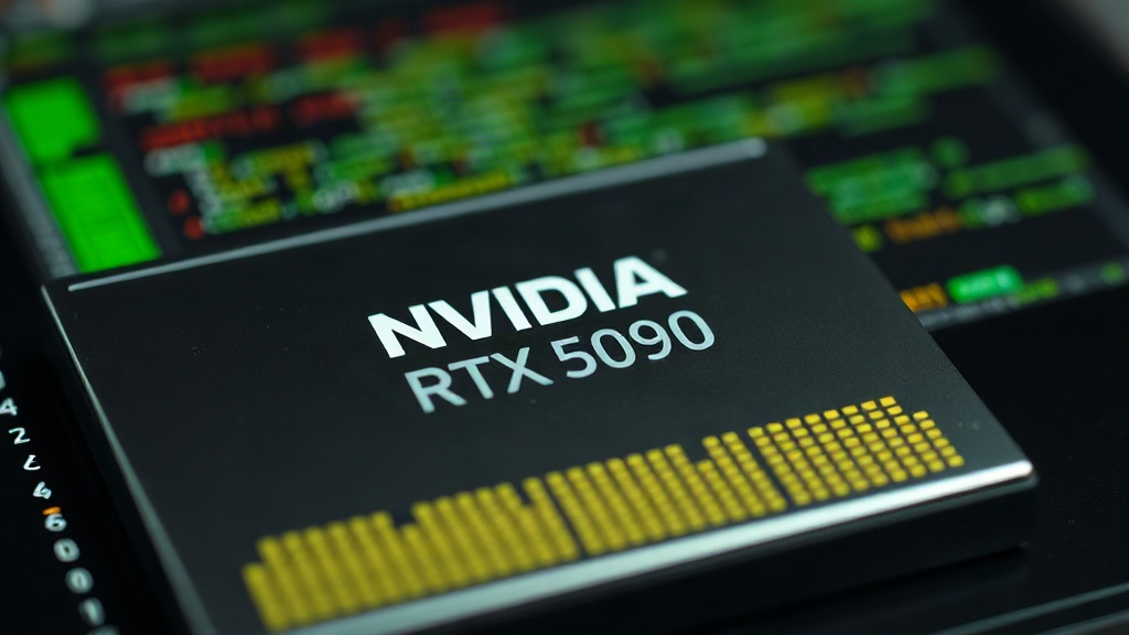 NVIDIA RTX 5090 mobile GPU chip close-up