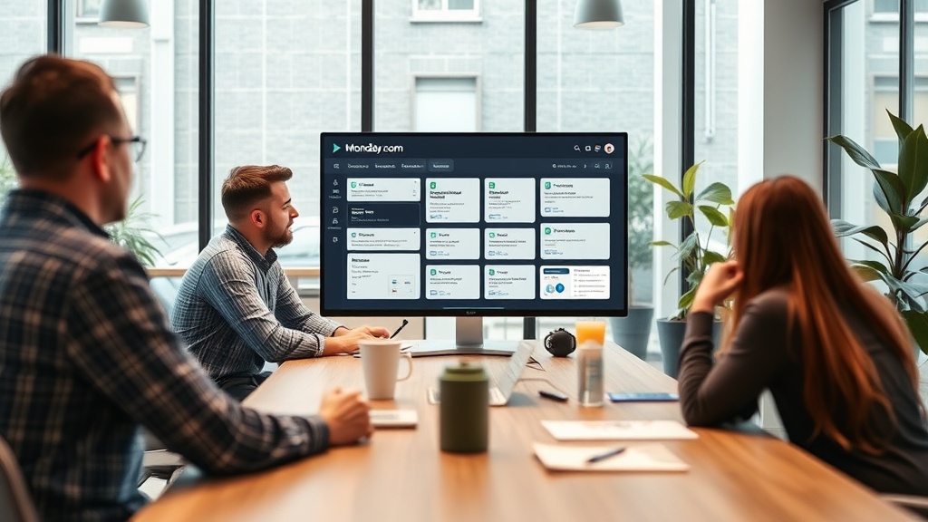 Monday.com interface showcasing a new AI-powered workflow automation feature