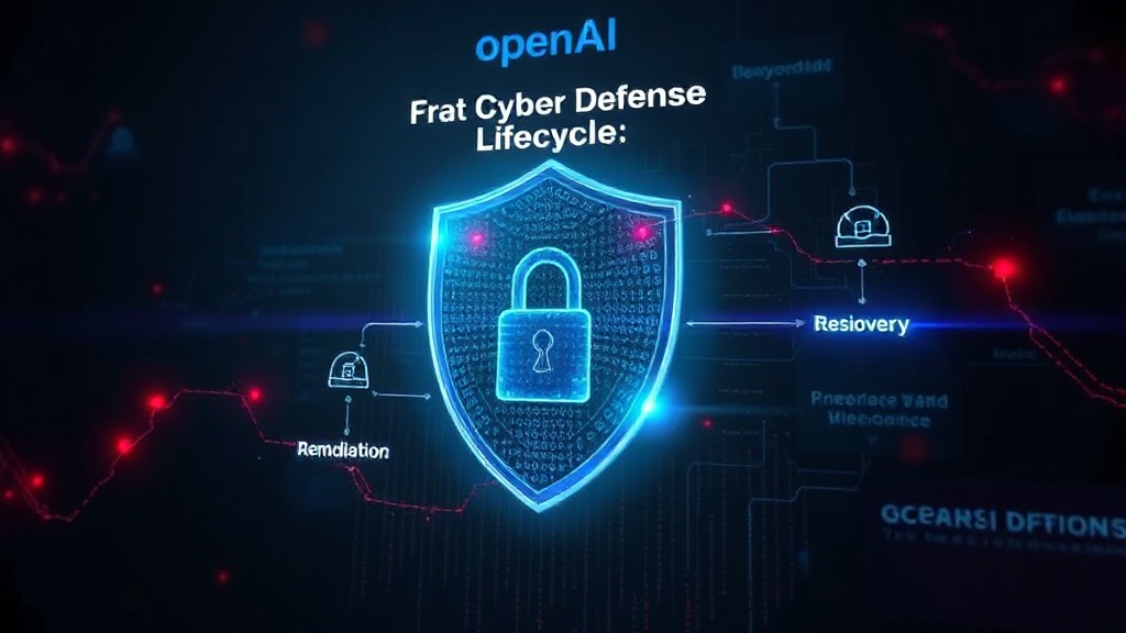 Diagram illustrating the full cyber defense lifecycle from discovery to remediation