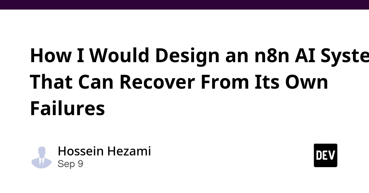 Design n8n AI for Failure: Beyond Simple Retries