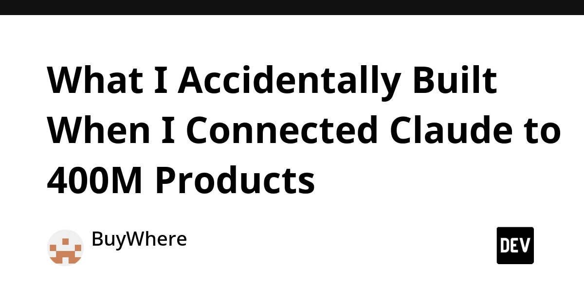 Claude's Accidental Real-World Agent: A Product Catalog Connect