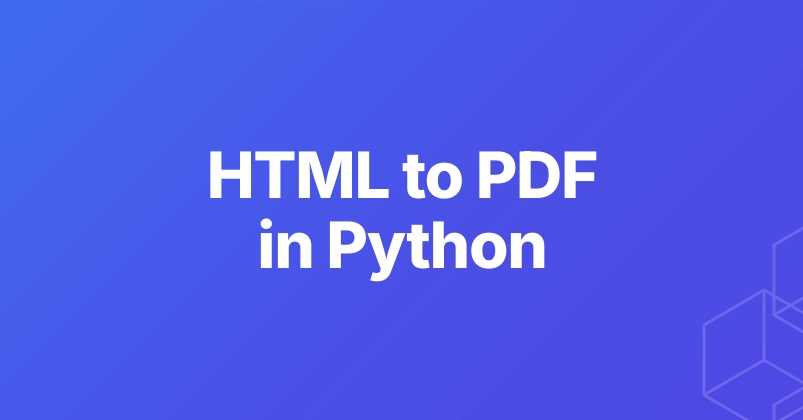 Python HTML to PDF: Beyond WeasyPrint for JavaScript-Driven Reports