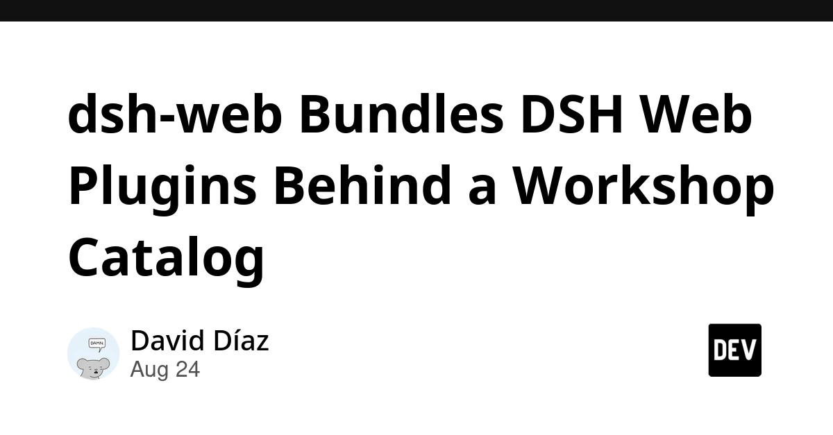 dsh-web Bundles Plugins into All-in-One Package for DeepSeek Harness