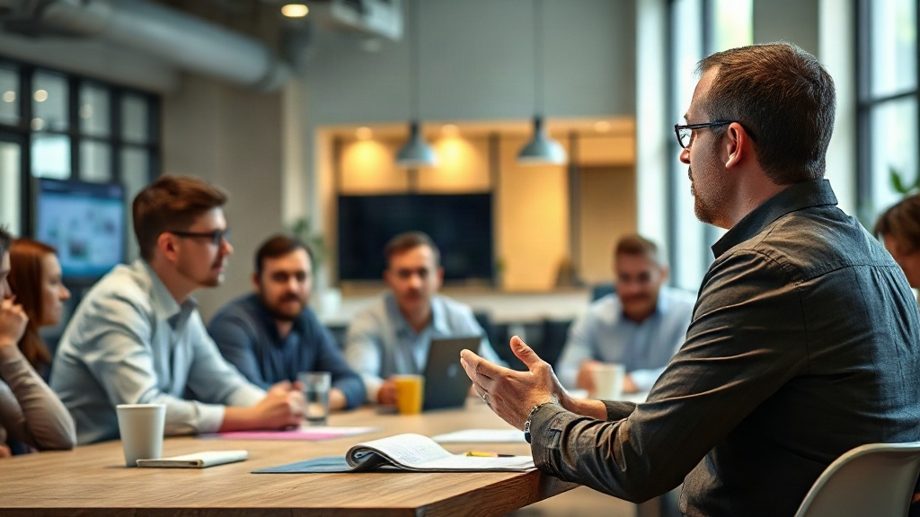 Ollama CEO Jeffrey Morgan speaking at a tech conference about startup growth