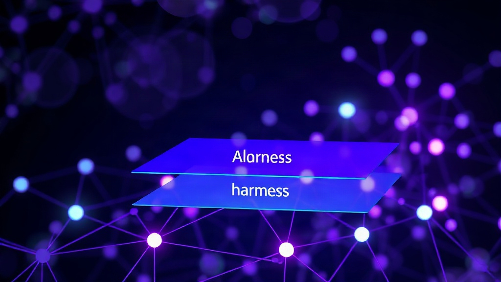 Diagram illustrating the layers of an AI system, highlighting the 'harness' layer.