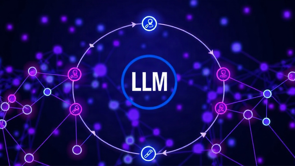 A diagram illustrating the cyclical nature of cold reading and LLM interaction