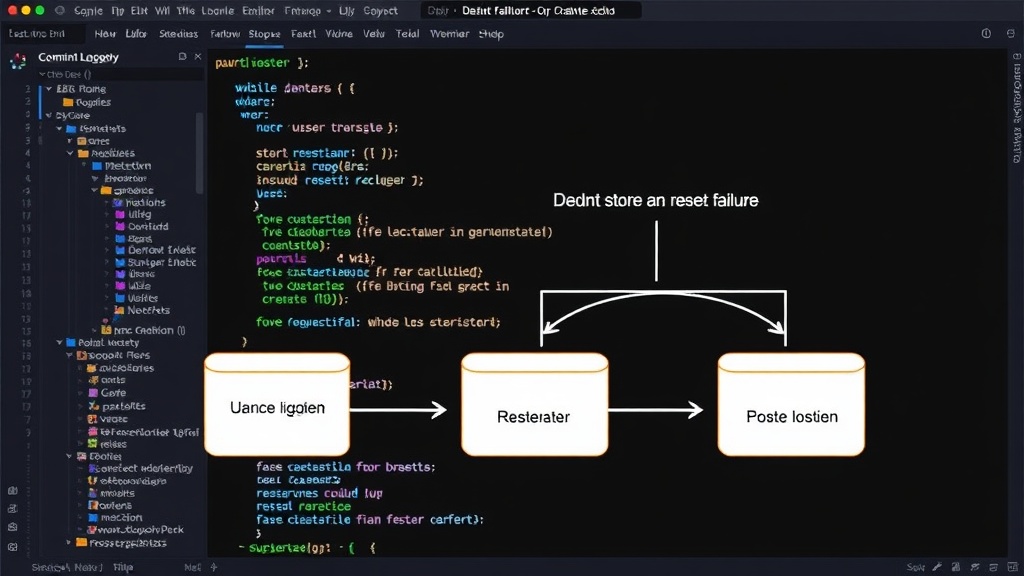 Diagram illustrating common Zustand store reset failures on user logout