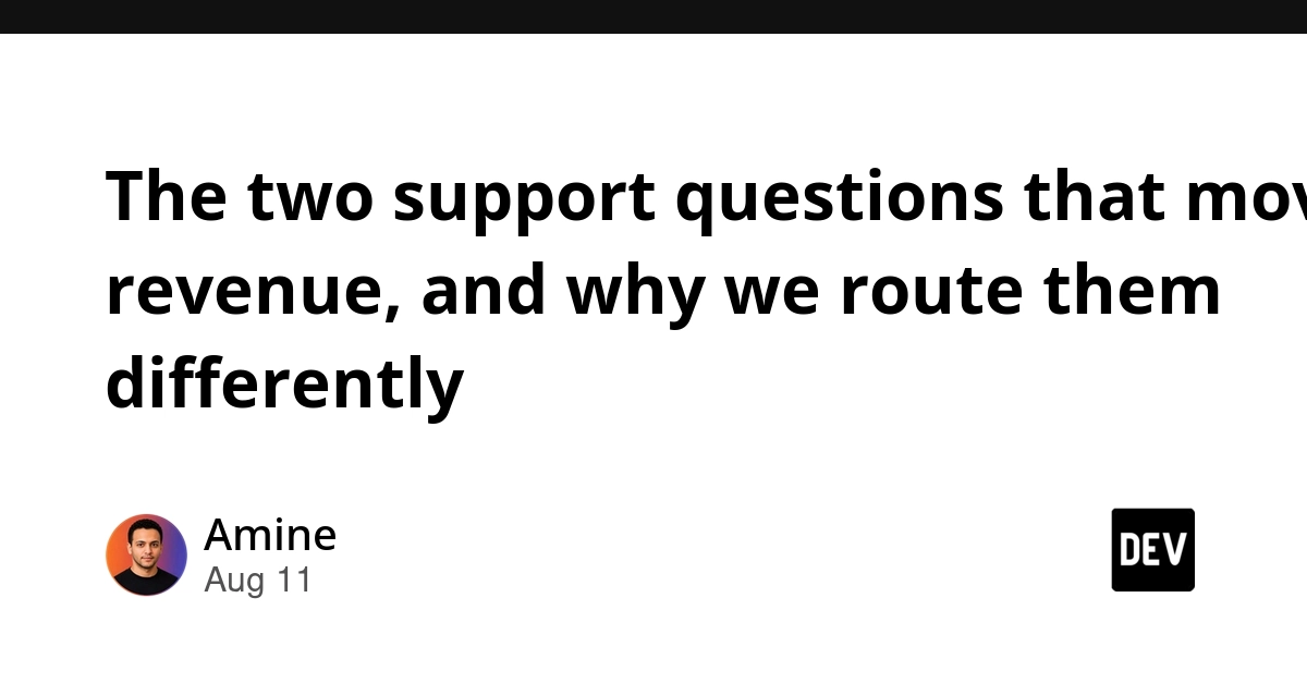Two Support Triage Questions Separate Shoppers from Customers