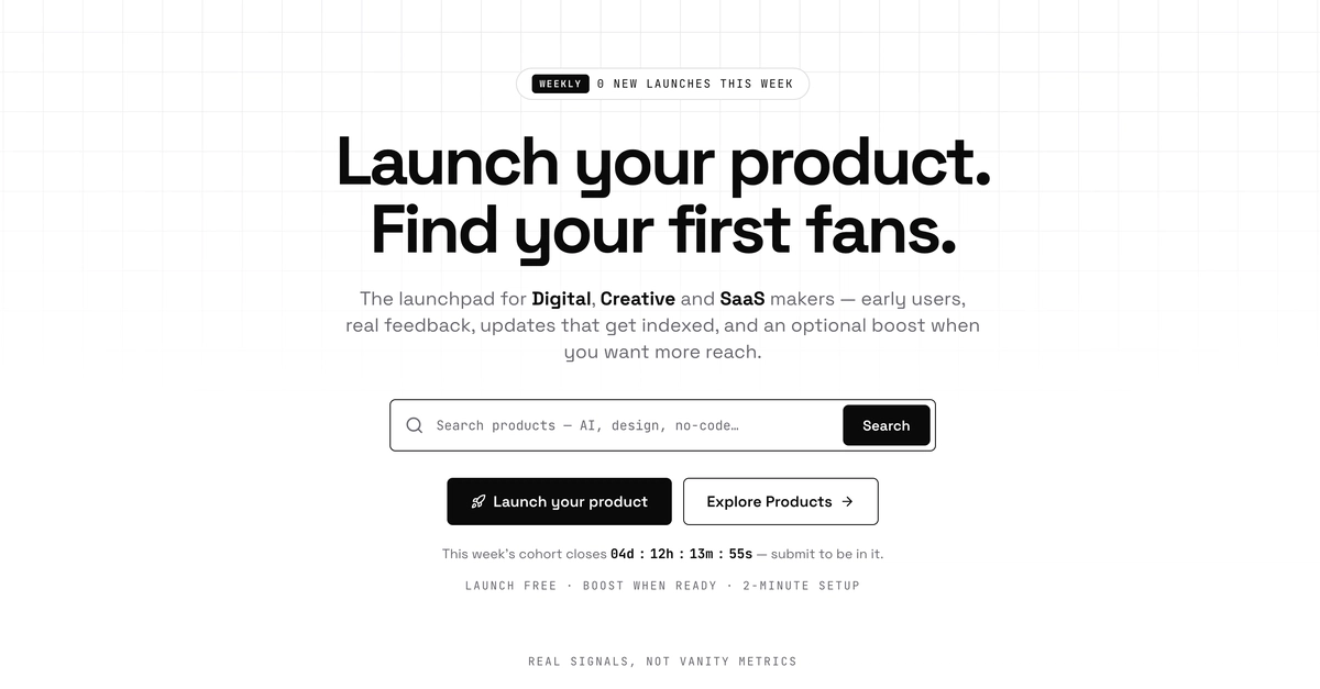 LaunchZone Platform Aims for Post-Launch Discovery for SaaS and Digital Products