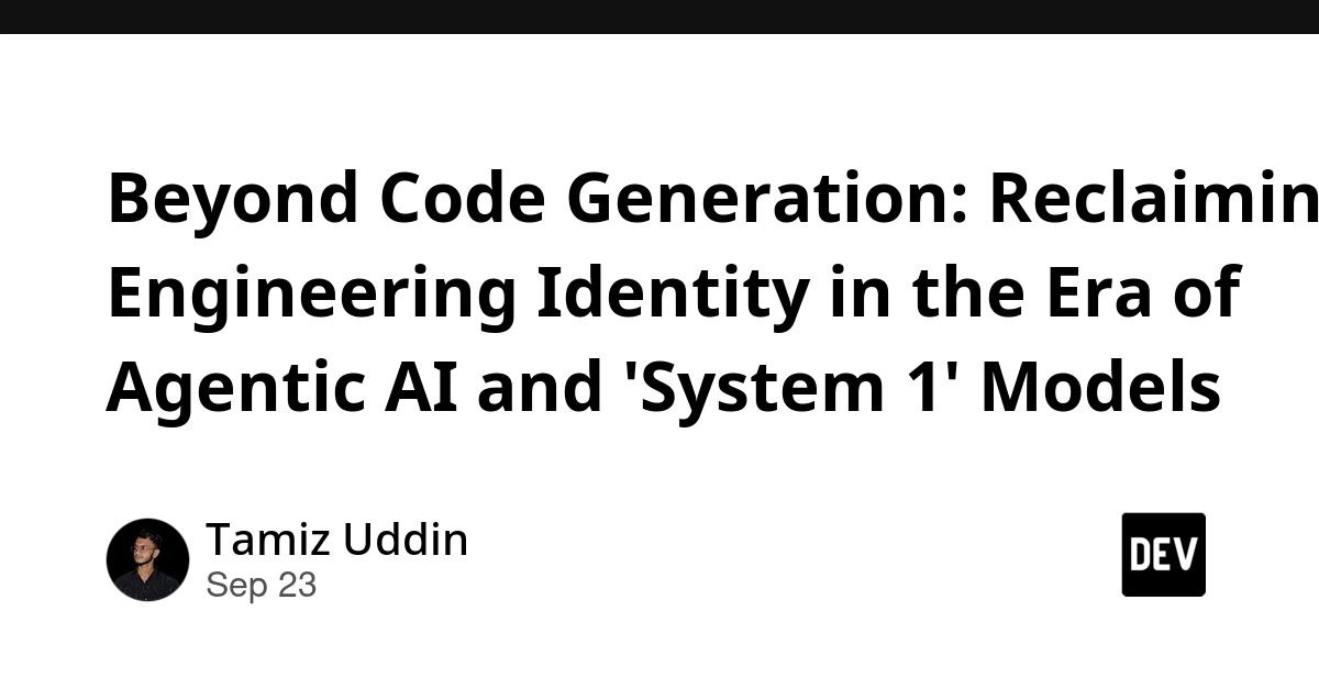 AI Threatens Engineering Identity: Shift to Architect, Not Coder