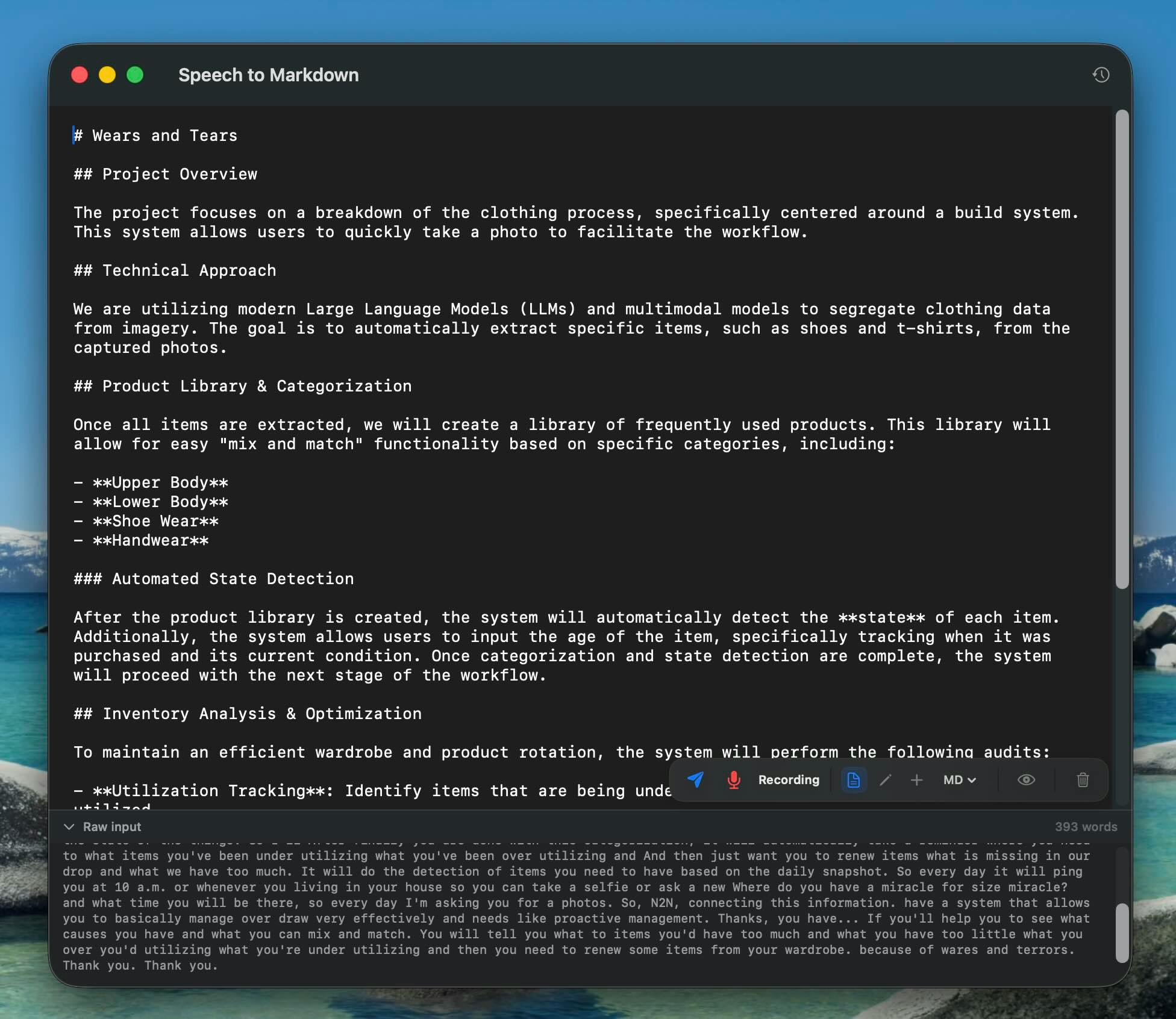 Speech To Markdown Leverages Local AI for Note-Taking