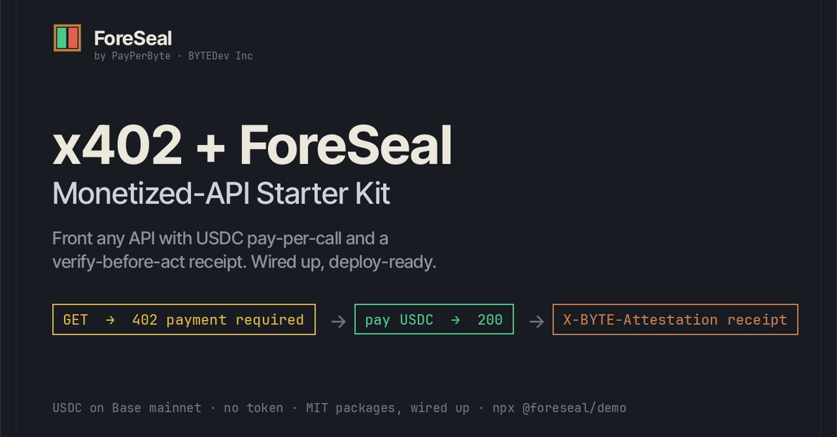 USDC API Payments: Verified Receipts for AI Agents
