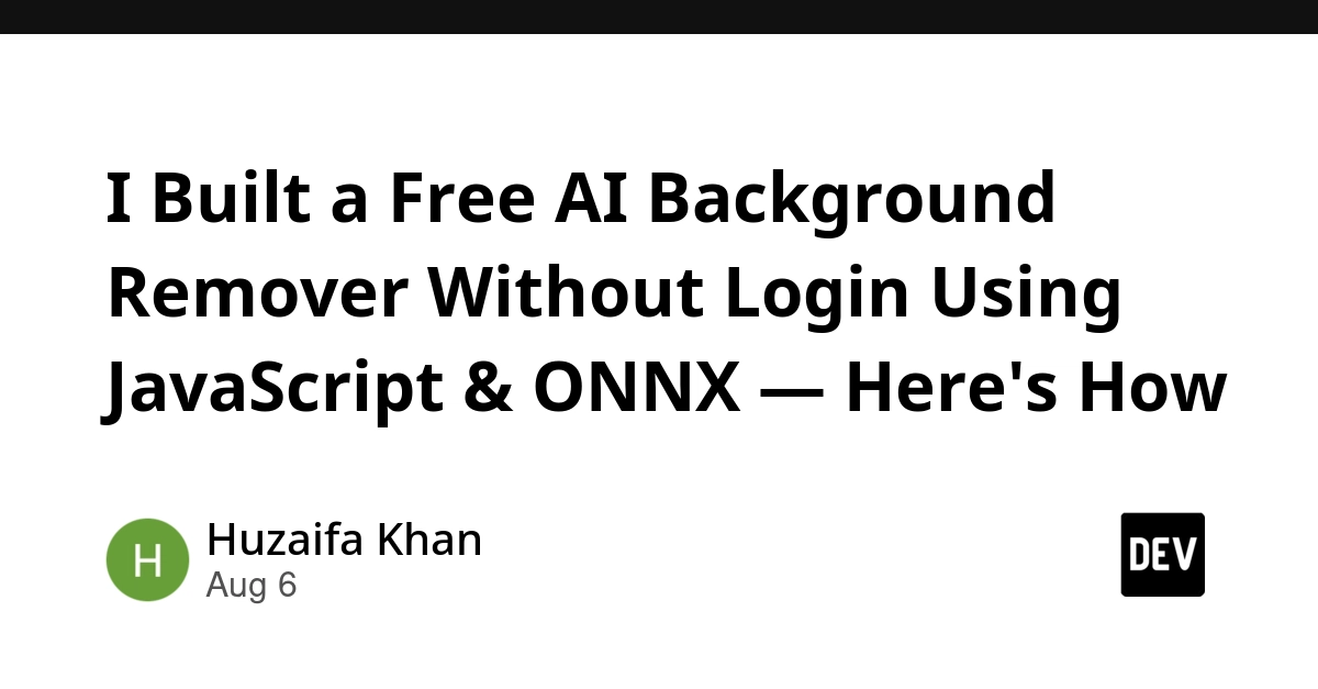 Free AI Background Remover Launched in Browser, No Login Required