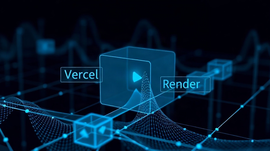 High-level system architecture diagram showing Vercel frontend and Render backend communication