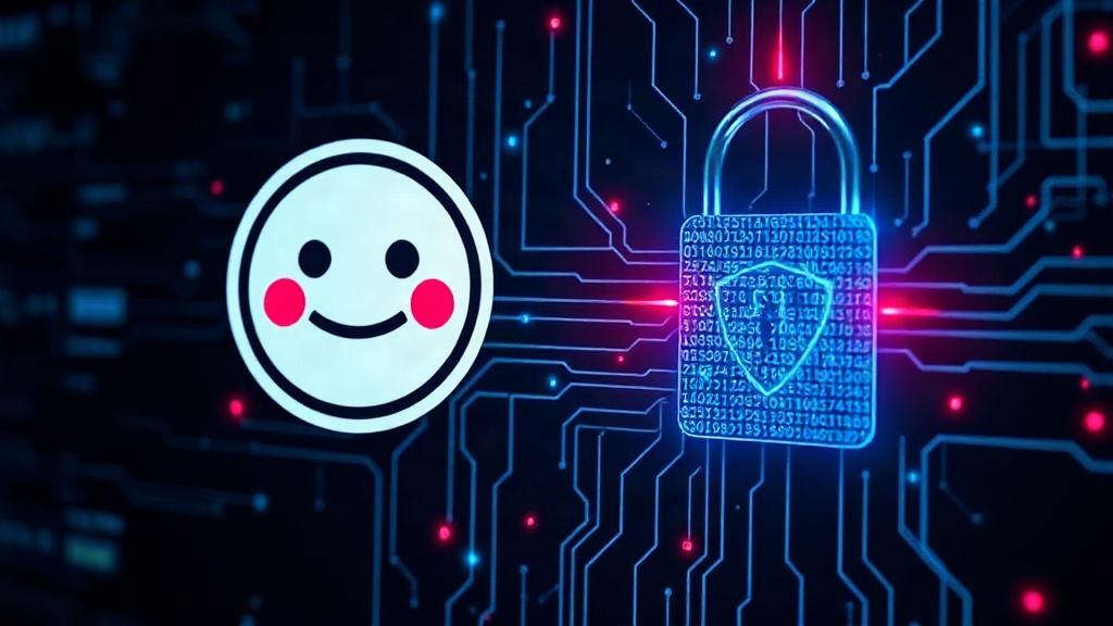 Hugging Face logo alongside a stylized depiction of a digital lock being bypassed.