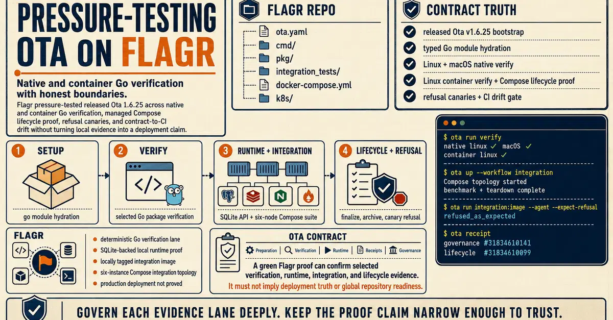 Ota Pressure-Tests Flagr: Go Verification Across Native and Container Environments