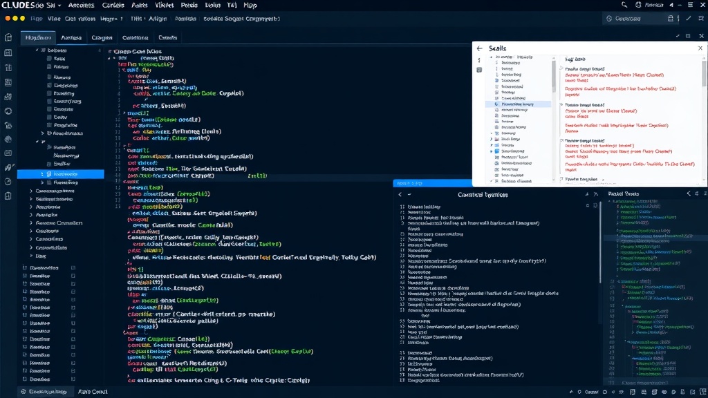 Visual representation of a complex Claude Code environment with numerous skills and jobs