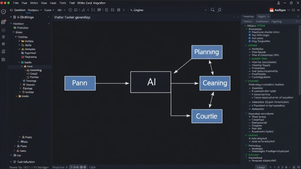 Thariq Shihipar's diagram illustrating the workflow from planning to AI code generation.