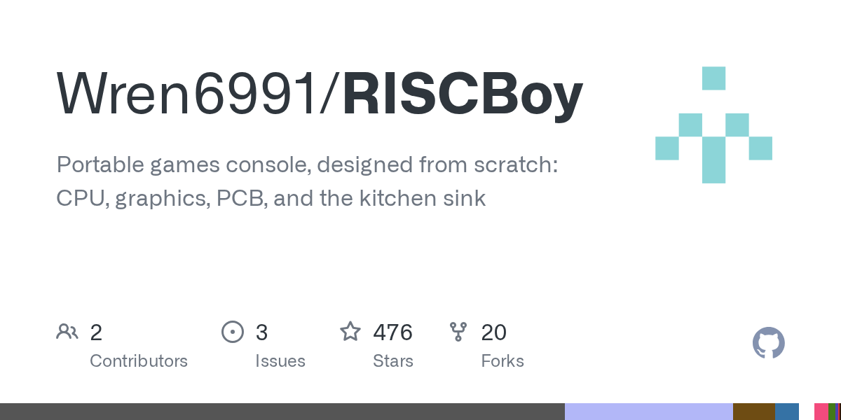 RISCBoy: Open-Source Portable Console Built From the Ground Up