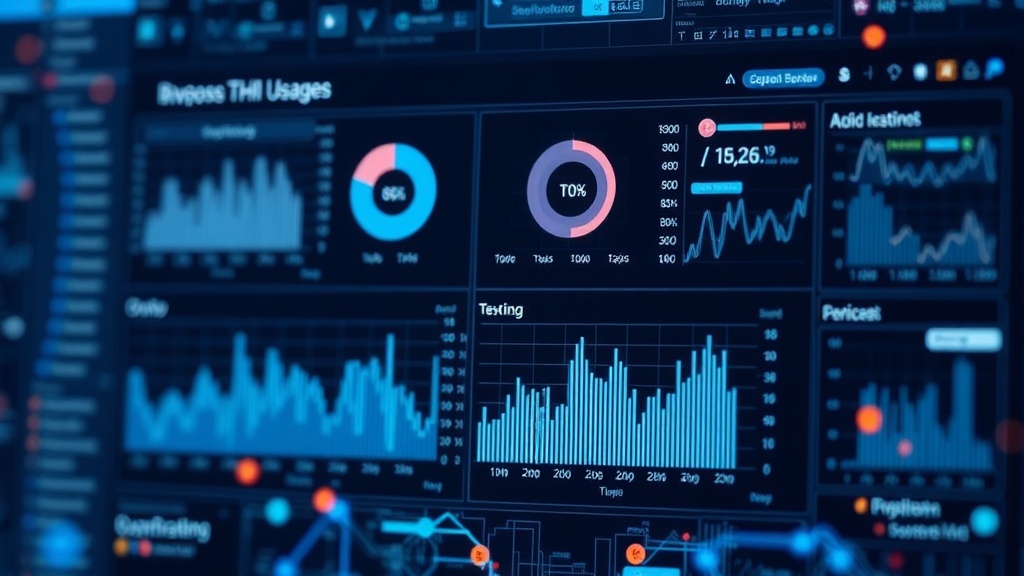 Developer interface showing anonymized AI tool usage telemetry dashboard