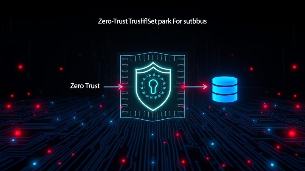 Diagram illustrating the shift from perimeter security to a Zero Trust model for database access.
