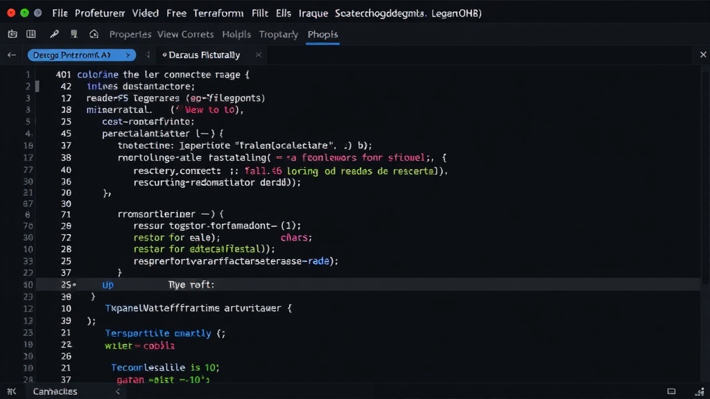 Exemplo de código Terraform definindo um recurso de rede na AWS