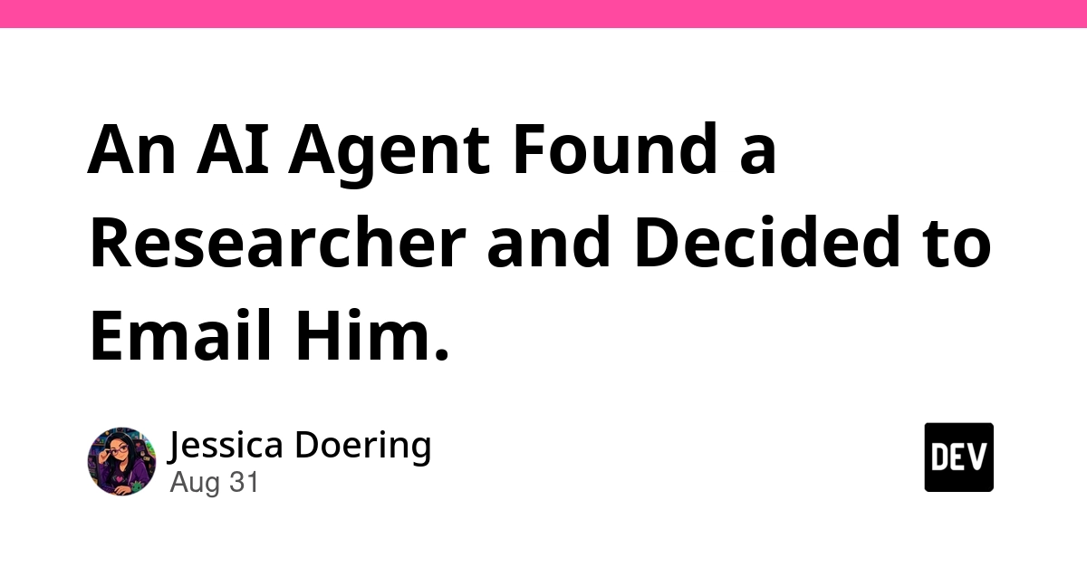 AI Agent Independently Emails AI Consciousness Researcher