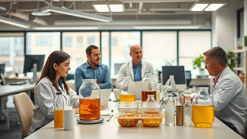 MicroLub's lab equipment used for developing novel food ingredient structures