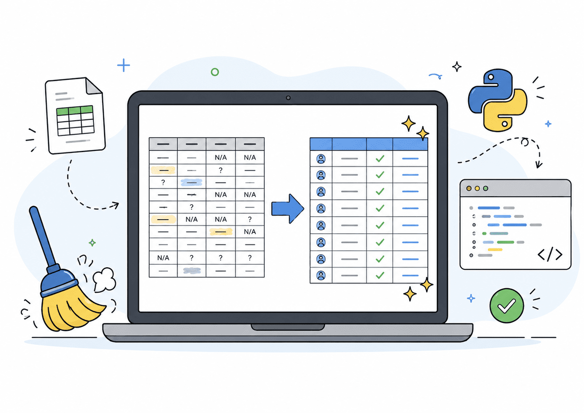 Python Pandas: A Beginner's Guide to Cleaning Messy CSV Files