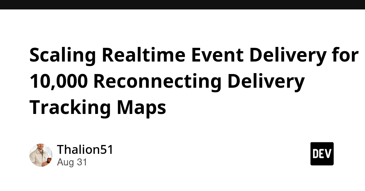 Scale Realtime Delivery Maps to 10,000 Users with Durable Logs