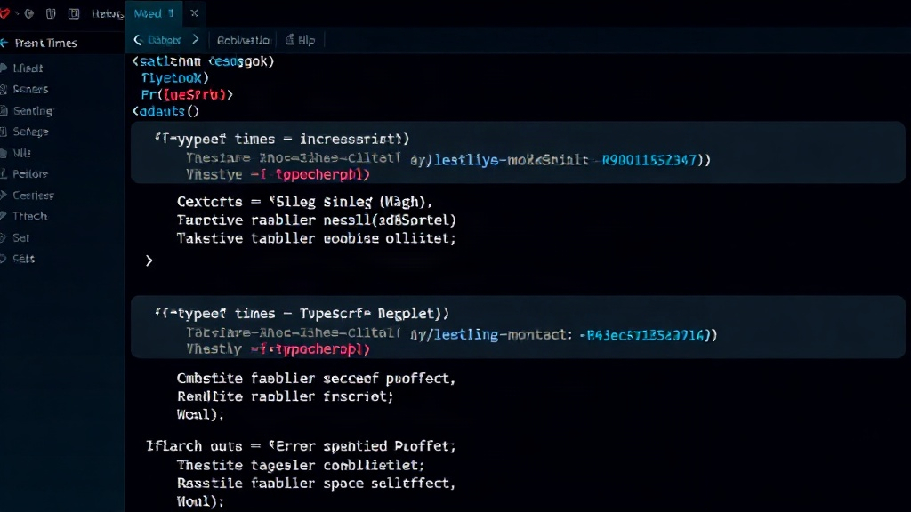 TypeScript compiler output showing error messages and build times
