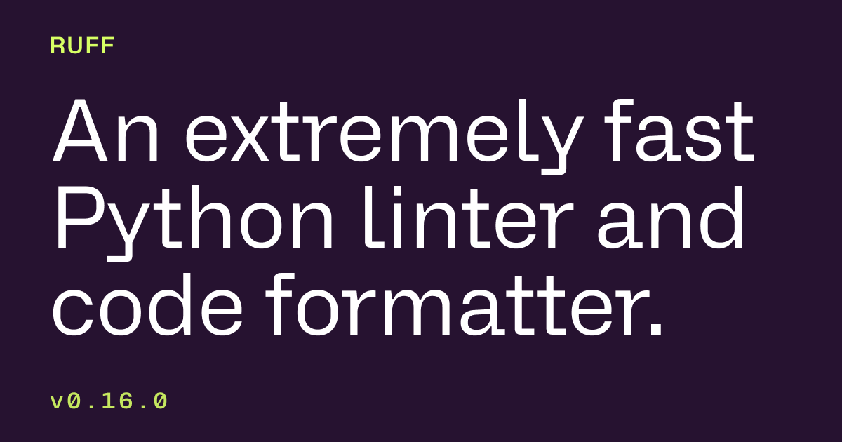 Ruff 0.16.0 Expands Rule Set to 413, Boosting Python Linting