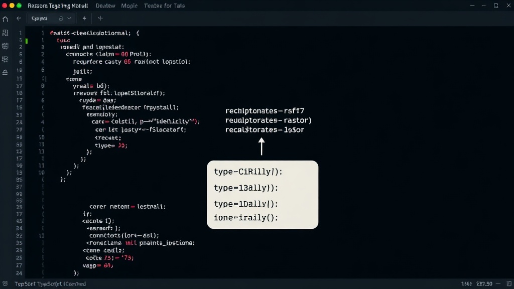 Diagram illustrating a recursive type definition for a nested JSON structure.
